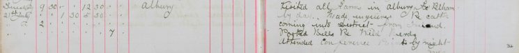 Made enquiries re Cattle coming to district from Ireland, posted bills re wild birds