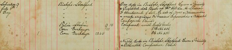 Inspected the sale books of Mr H O Lee, H Sparrow and F Handscombe J Sell re Sale of Arms and Ammunition
