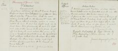 Complaint by Captain Wilson, light on bicycle