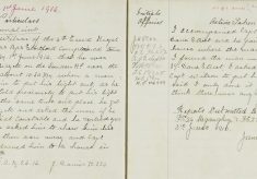 Complaint by Captain Wilson, light on bicycle