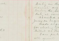 Assisted Sgt Megaughey To Summons Jury on inquest on Wm Cain
