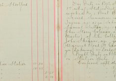 Served summonses upon Warren Moore Ingram), Francis Samuel Sutto, Chas Stacey Coleman, of the College Bishop's Stortford John Skinner and George Housden