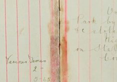 On patrol in vicinity of Havers Park by day keeping observation re fruit etc stolen from garden