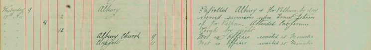 served Summons upon Ernest Johnson of Furneaux Pelham