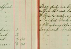 Visited farmers and left returns of potato stocks and planting April 22 1918