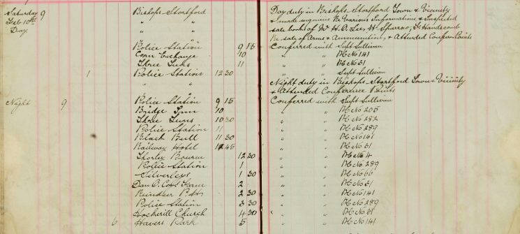 Inspected Sale Books of H O Lee H Sparrow and F Handscombe re sale of Arms and ammunition