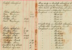 Examined Sale books Of Mr H O Lee and H Sparrow Re Arms and Ammunitions