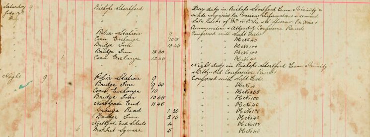 Examined Sale books Of Mr H O Lee and H Sparrow Re Arms and Ammunitions