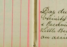 Received a report that Mr Robert F Roberts, Little Henham Hall Essex, that he had an accident in rye street and had Knocked (continued)