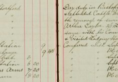 served summons upon Arthur Taylor 2/1 Lincs. Yeomanry by leaving same with his commanding Officer Major Swan