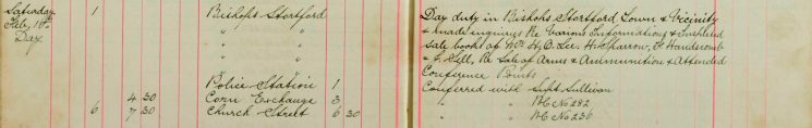 Inspected the sale books of Mr H O Lee, H Sparrow and F Handscombe J Sell re Sale of Arms and Ammunition