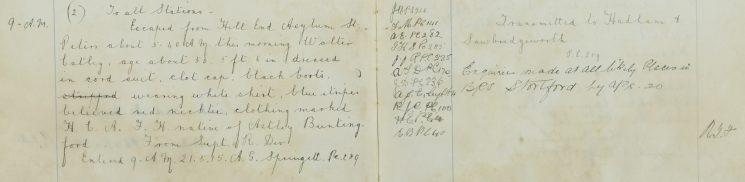 Escaped from Hill End Asylum St. Peters