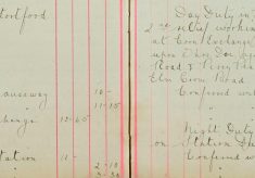 Served summons upon Thomas Doe, London Road and Percy Peacock Shop Lad 41 Elm Grove Road