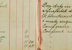 Inspected the sale books of Mr H O Lee, H Sparrow and F Handscombe J Sell re Sale of Arms and Ammunition