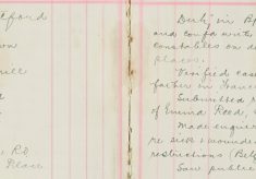 submitted report re sudden death of Emma Reed, made enquiries at hospital re wounded Belgian soldiers