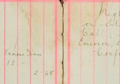 On patrol re Air Raid Call, served witness summons upon Frederick Emerson
