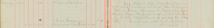 Served summons by declarations upon Walter Edgar Hinds Draper of Waterloo House for Metro ??? Police Court