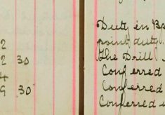 Duty at a Political Meeting at the Drill Hall