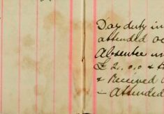attended Occasional Courtcourt re Army absentee