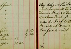 Made enquiries re Earnest Smith, James Thomas King, Alfred P Reaver  re Military Service Act,