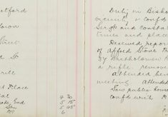 Received report  of attempted Suicide of Alfred Stone Private 1st Bed Regt. Attended Bench
