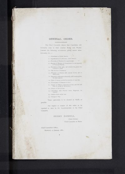 Page 000-General Order Instruction