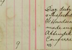 Inspected Sale Books of H O Lee H Sparrow and F Handscombe re sale of Arms and ammunition