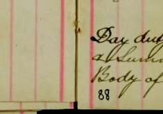Summoned Jury to attend enquiry on Body of  Henry W Stock (continued)