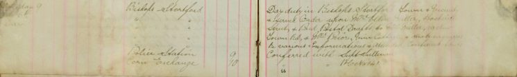 Served order upon Mrs Ellen Miller, Hockerill Street, paid postal draft to Mrs Miller, and Mrs Prior