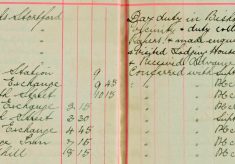 Duty collecting census of livestock papers