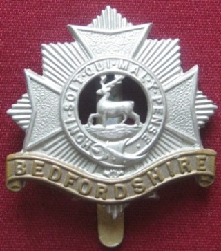 bedsrgtbadge 1st Bedforshire Regiment Badge