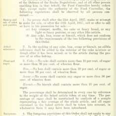 Cake_and_pastries Cake & Pastries Order, 1917 | Bishops Stortford Museum Collection