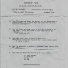 Hertford County Police, Promotion Exam, 1916