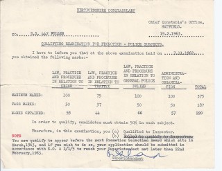 Fuller, Gerald, 442, Police Constable, Sergeant, Inspector.