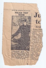 Fuller, Gerald, 442, Police Constable, Sergeant, Inspector.
