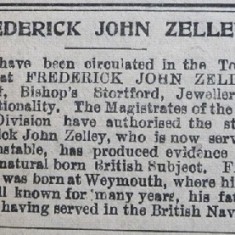 Friend or Foe? Slide Show | Herts & Essex Observer, Sept 1914 