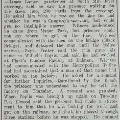 Suspected German Spy | Hertfordshire Mercury, 03 Oct 1914