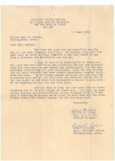 Letter from the Military Police