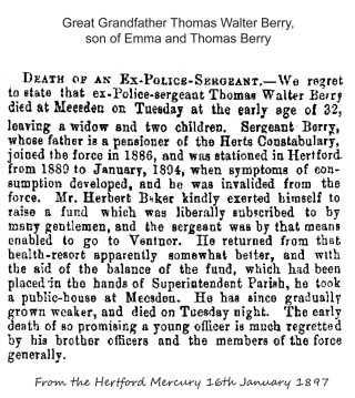 Thomas Walter Jnr obituary