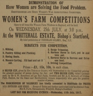 Working on the Land | Herts & Essex Observer, Jul 1917